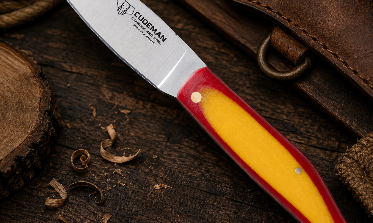 Selección de cuchillos y navajas Cudeman para caza, bushcraft, supervivencia y EDC