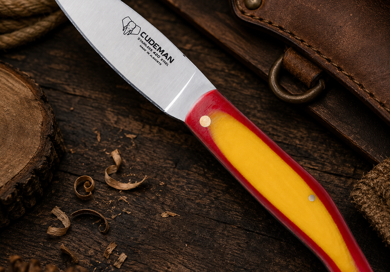Selección de cuchillos y navajas Cudeman para caza, bushcraft, supervivencia y EDC