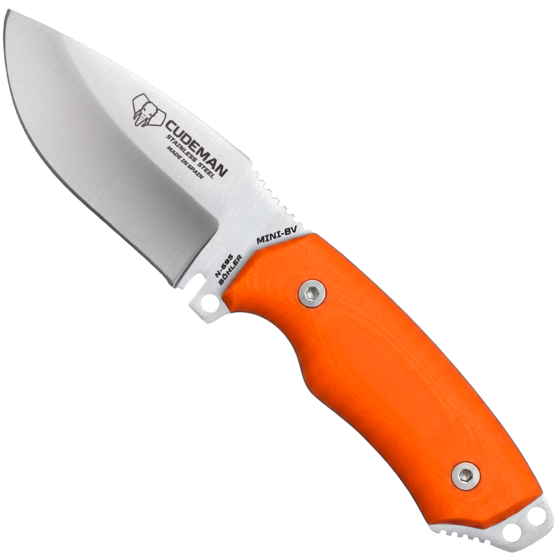 Cudeman Mini Boina Verde G-10 Naranja
