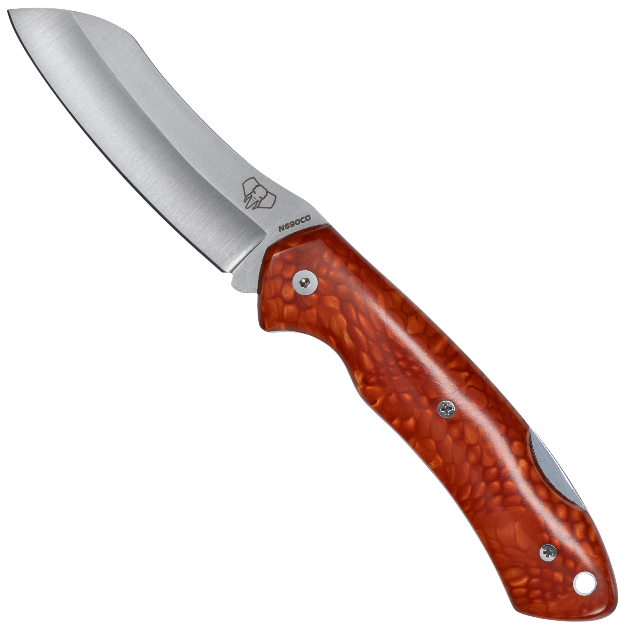 EDC knife with Sheep-foot blade | Cudeman