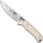 Cuchillo de caza Cudeman Safari 116-B con mango de micarta blanca