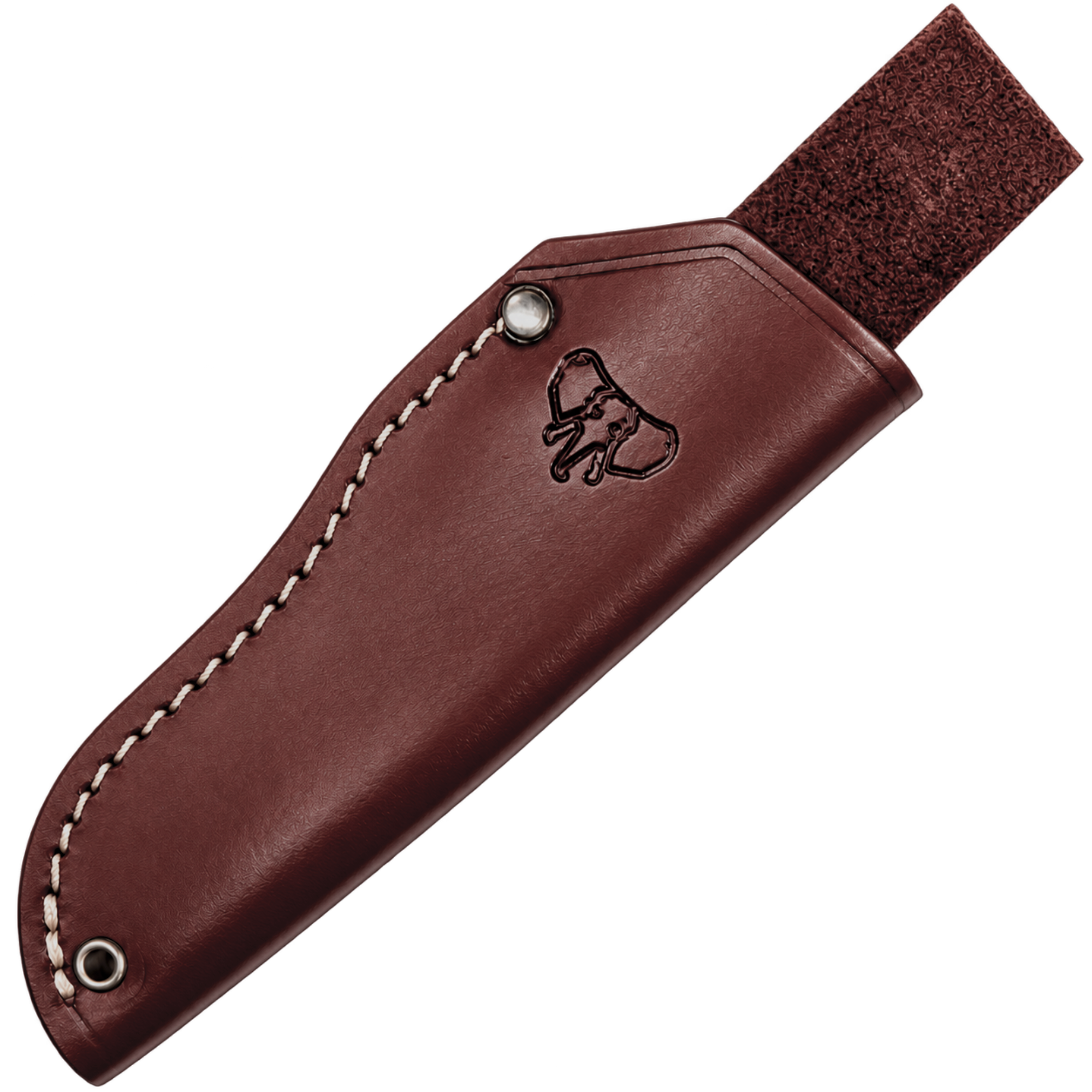 Funda de cuero marrón del cuchillo Cudeman Safari 116-B